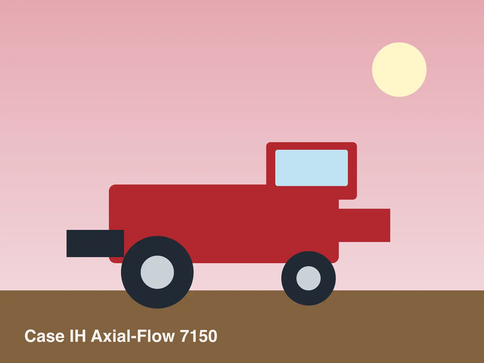 Case IH Axial-Flow 7150 (ilustração de exemplo)