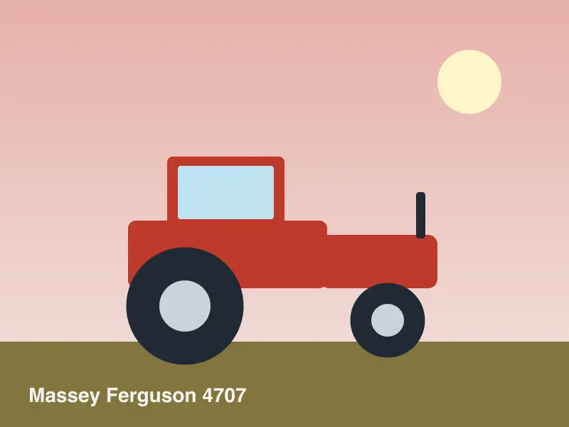 Massey Ferguson 4707 (ilustração de exemplo)