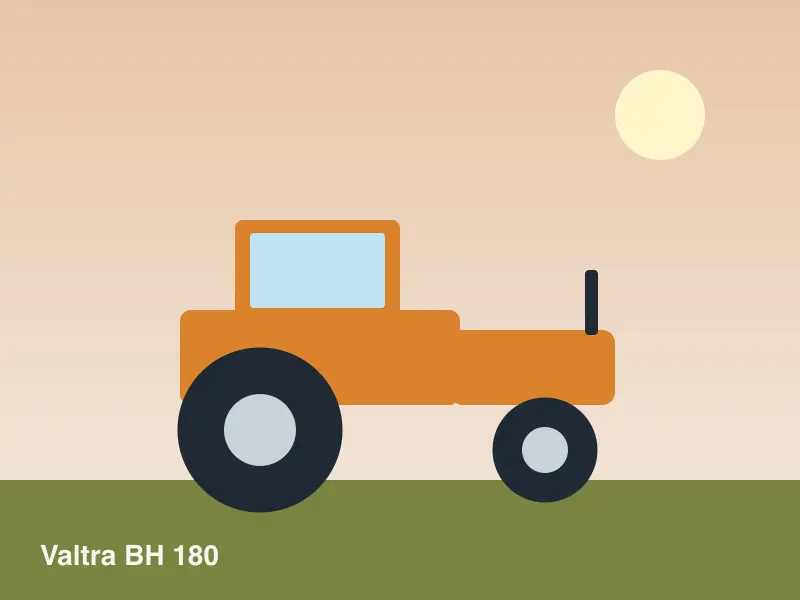 Valtra BH 180 (ilustração de exemplo)